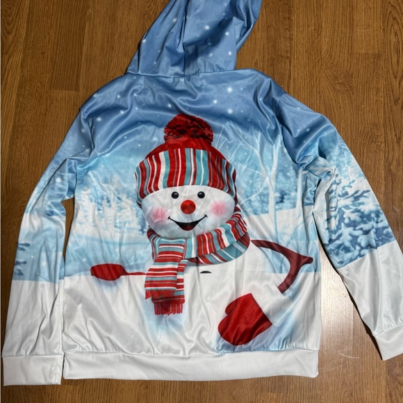 NWT snowman hoodie - Picture 2 of 4